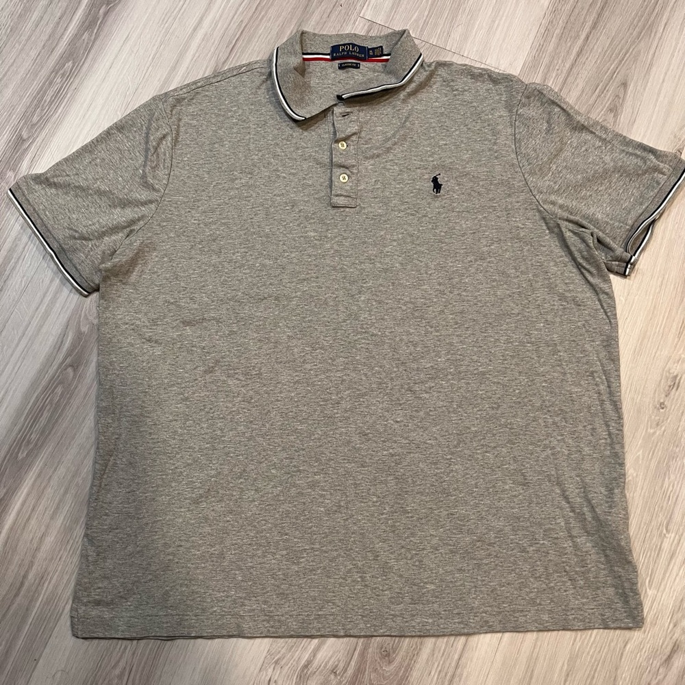 Polo by‎ Ralph Lauren Gray Classic Polo Shirt